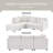 Dinnigan Upholstered L-Shaped Sectional-843049453