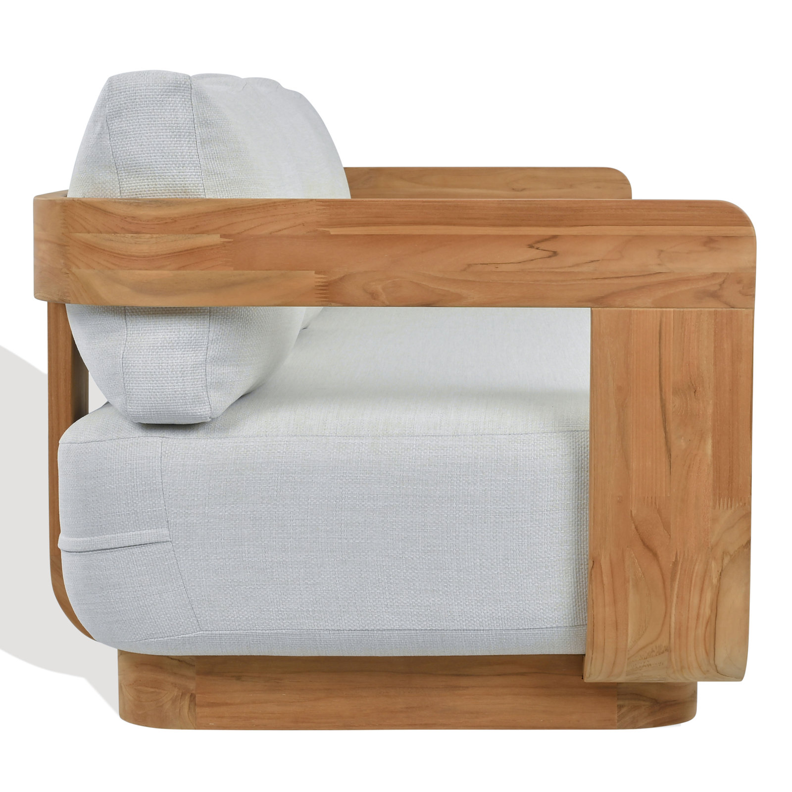 Nina 85" Teak Wood Patio Sofa