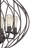 Anthonee 5-Light Indoor Antique Bronze Sculptural Round Globe Orb Sphere Hanging Pendant Chandelier