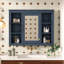 Armoire de rangement murale à pharmacie avec miroir-2093073280