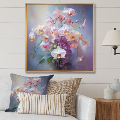 Impression romantique «Peach Orchids» - Impression