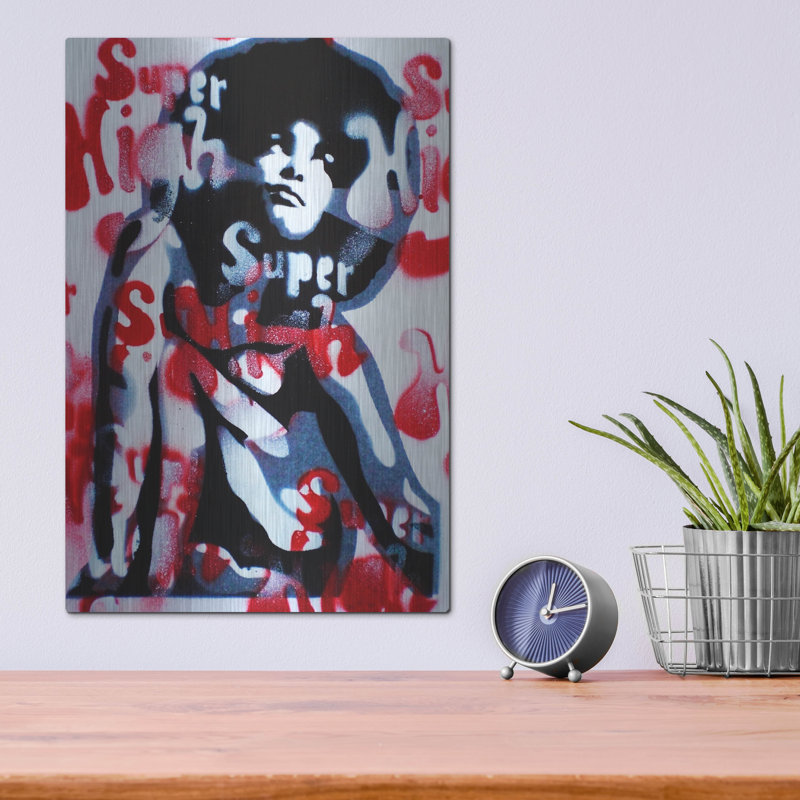 «Super High» par Abstract Graffiti, art mural