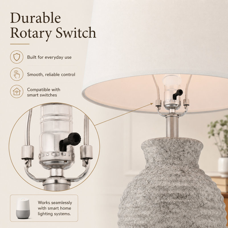 Askari 23" Ceramic Single Table Lamp