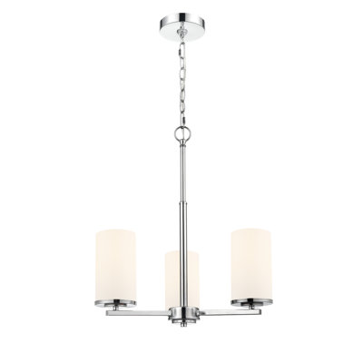 Verlana 19" 3-Light Chandelier - Chrome
