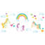 Bordure de papier peint L 50 pi x 24 po Driggers One Love Unicorns