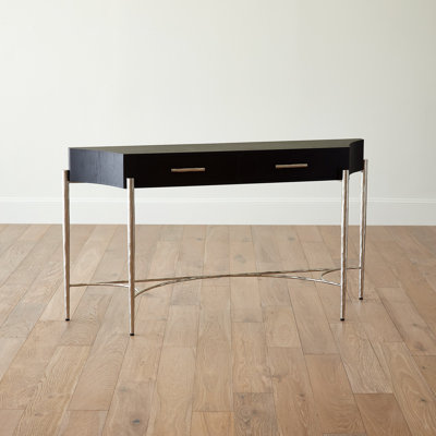 Breakfront Console-Black/Nickel