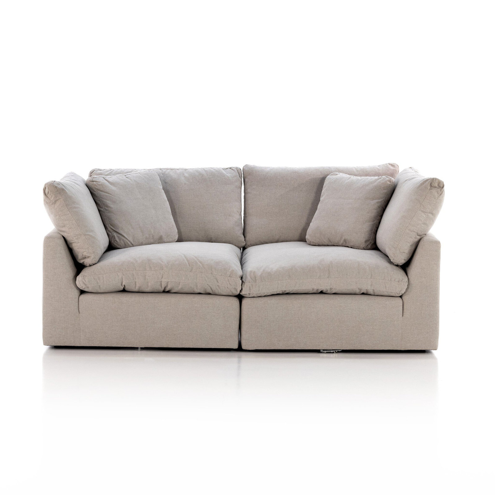 Bodie 83" Loveseat, Destin Flannel Performance Weave