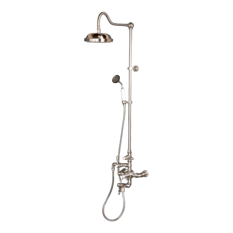 Système de douche et baignoire thermostatique Exposed (P0946) par Strom Living, Nickel mat
