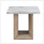 Table de bout en faux marbre