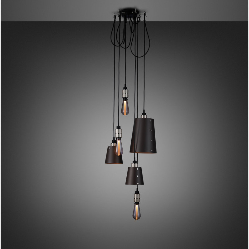 6 - Light Pendant, Stainless Steel, Graphite