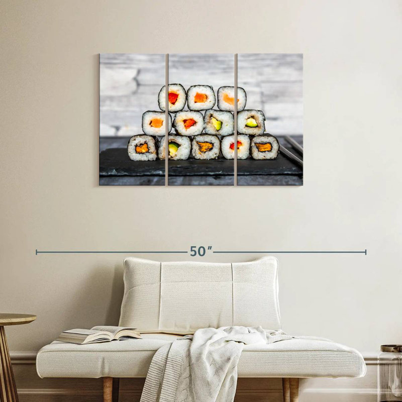 Tranches de sushi, H 24 po x l 38 po