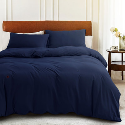 Ensemble de housse de couette en coton jersey