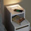 22cm W Bedside Table