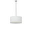 24" Wide Cilindro Mushroom Pleated Textrene Pendant