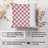 Abstract Pink Plaid Pattern Modern