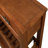 Console Sofa Table with 2 Storage Drawers and 2 Tiers Shelves, Mid-Century Style 42'' Solid Wood Buffet Sideboard-1710790639