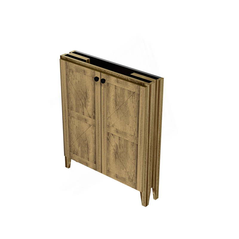 Armoire de salle de bain pliante 30 po sans lavabo, Gris délavé