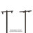 Daytek Steel Retractable Clothesline with Steel Post