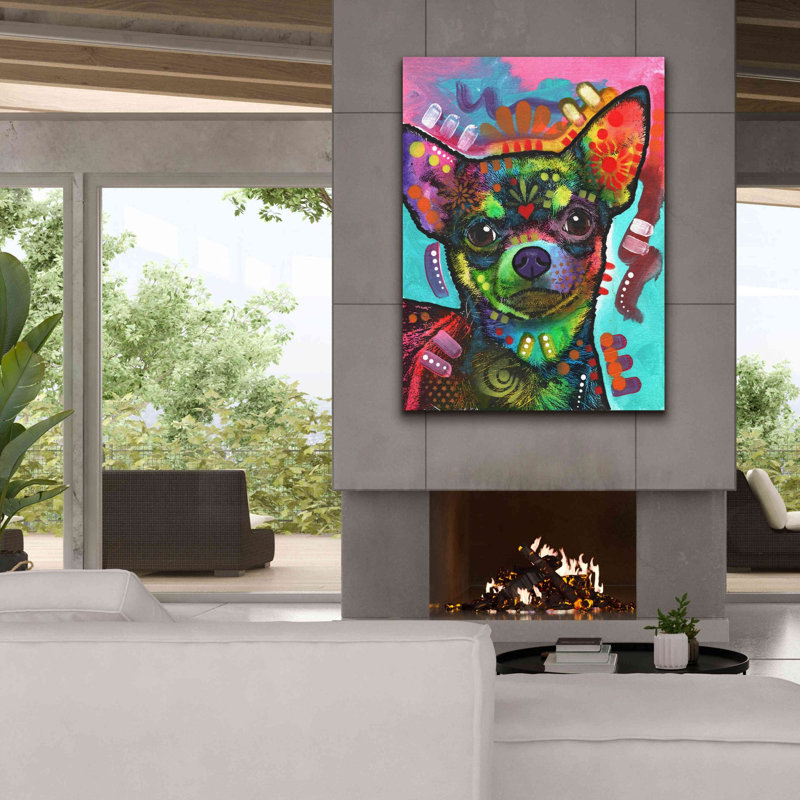 'Chi' by Dean Russo, Canvas Wall Art, 54" H x 40" W x 1.5" D