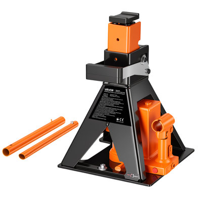 Hydraulic Bottle Jack and Jack Stand in One 3 Ton (6613.9 lbs) Lift, for Sedans, Compact SUVs & Small Vans, 10.75"-21.14" Lifting Range, All-in-One Heavy Duty Vehicle Unijack with Wide Base