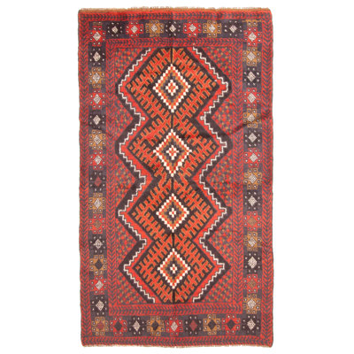 Rizbaft Red Rug 3'7" x 6'4"