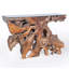 Helvig 48'' Glass Top Console Table