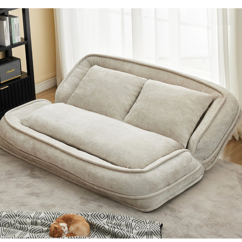 Lit d'appoint pour chien New Arrived, Chenille gris pâle