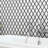 Metro 1" Hex Matte White with Black Diamond 10-1/4" x 11-7/8" Porcelain Mosaic Floor and Wall Tile