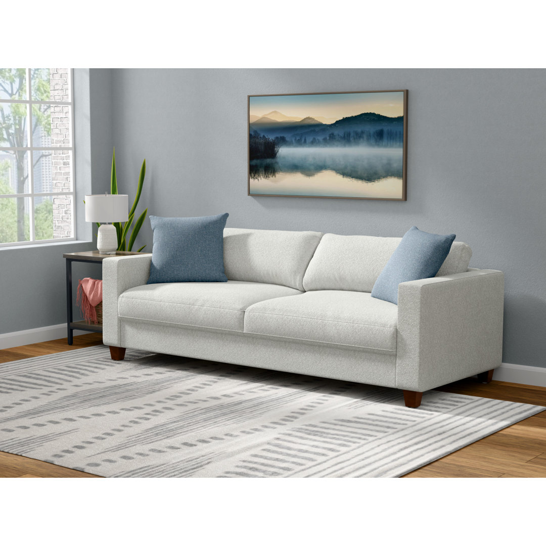 Jibria 86.6'' Square Arm Sofa Bed Latitude Run®