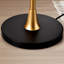 Lampe sur pied dorée traditionnelle