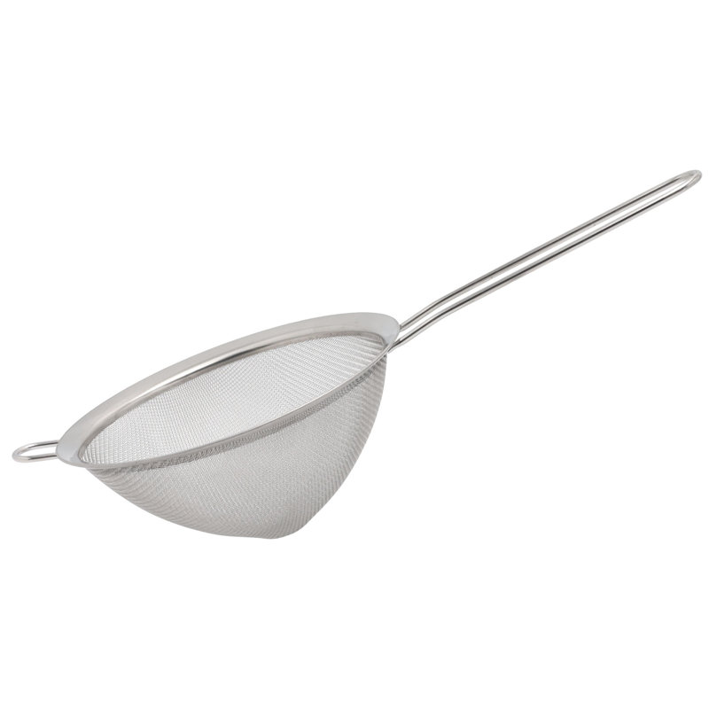 Buckingham Stainless Steel Fine Mesh Conical Sieve Strainer for Straining, Sieving, Filtering & Food Preparation, 20 cm