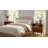 Arturo Modern Walnut 3-Drawer 28 In. W Solid Nightstand with Type-C and USB Ports