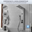 Système de tour de douche à inverseur 3 voies avec pomme de douche fixe-91485678