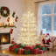 Sapin de Noël artificiel illuminé 4 pi avec extrémités enneigées
