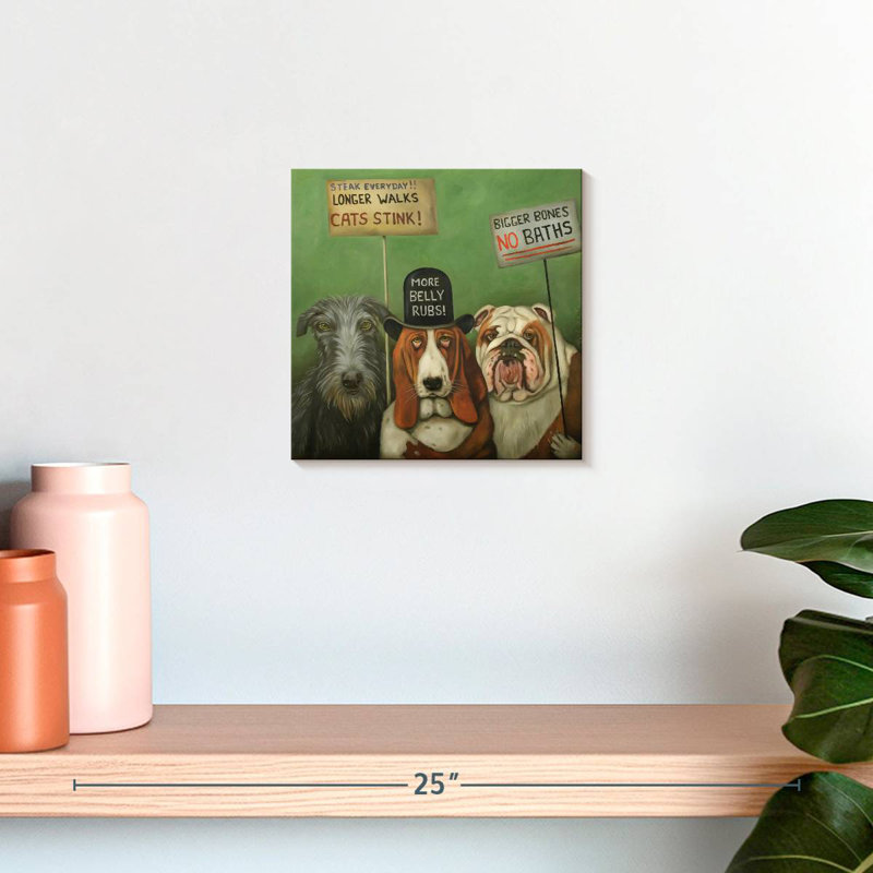 Ketti Dogs On Strike, H 10 po x l 10 po