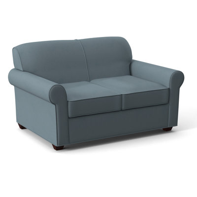 Finn 59" Rolled Arm Sofa Bed Loveseat with Reversible Cushions