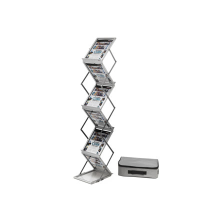 Deflecto Europe 150 cm H Magazine Rack
