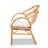 Benicia Modern Bohemian Rattan Dining Chair