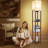 Lanell 62.8" Column Dimmable Floor Lamp with Shelves & USB Charging Station