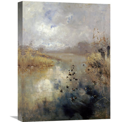 " Ducks On A Lake " by Pompeo Mariani