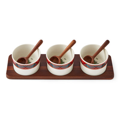 Tartan 7-Piece Condiment Set