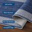 Rectangle Striped Area Rug-457351947-457351989