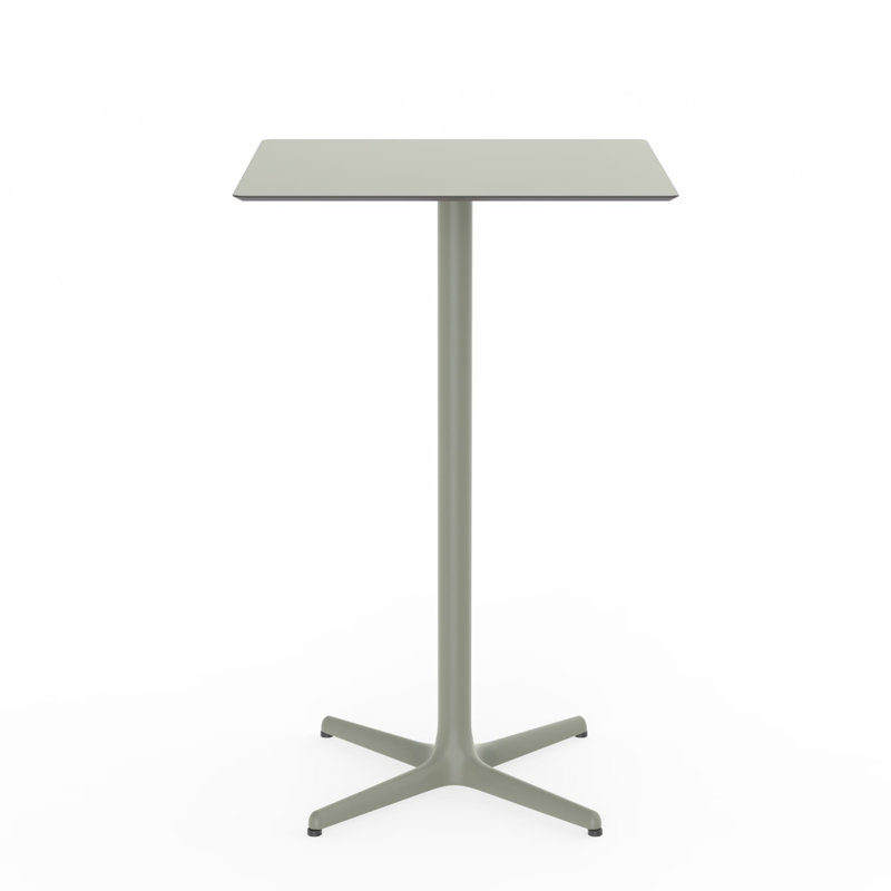 Toledo Outdoor Square Dining Table, Greenish Gray