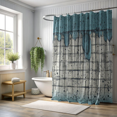 Rainy Splash - Rideau de douche Premium
