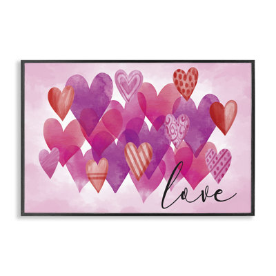 «Love with Layered Hearts», estampe numérique par Nicole DeCamp