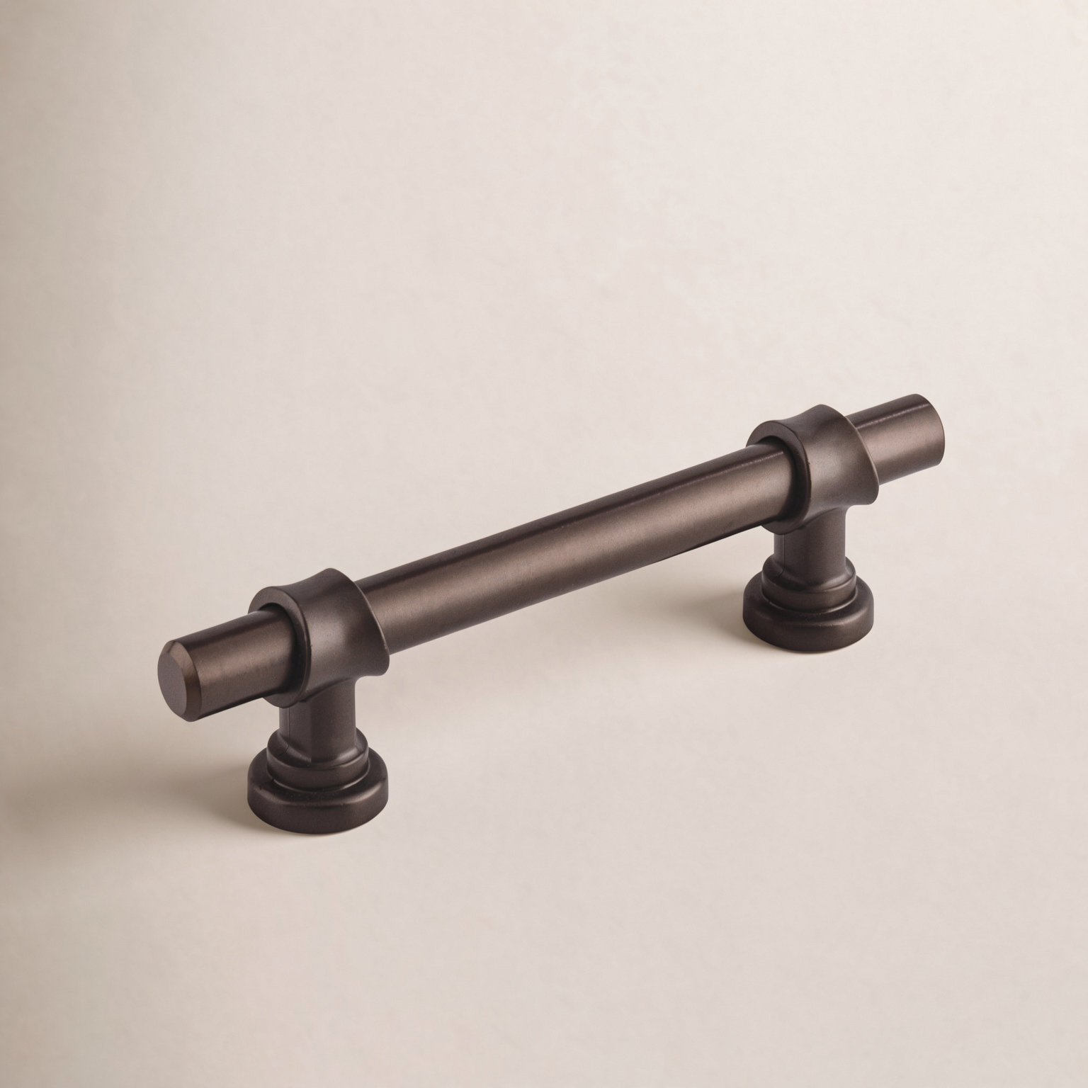Bit Bar Cabinet Pull, 3" Center to Center, Oiled Rubbed Bronze