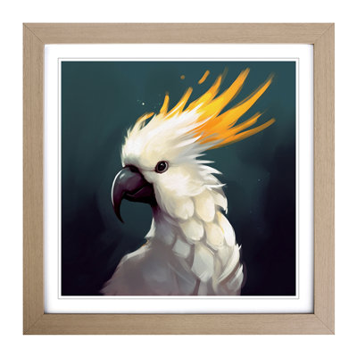 Cockatoo Conceptual Art - Framed Print