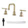 Widespread 2-handle Bathroom Faucet with Drain Assembly