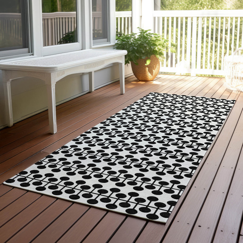 Tapis intérieur / extérieur lavable à la machine Boruta ACN2247, Tapis de couloir 2 pi 3 po x 7 pi 6 po