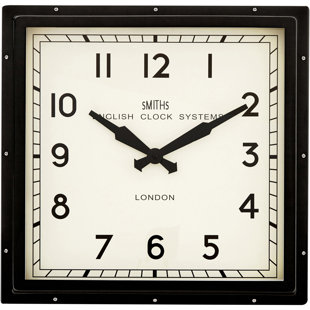 Smiths Metal Wall Clock